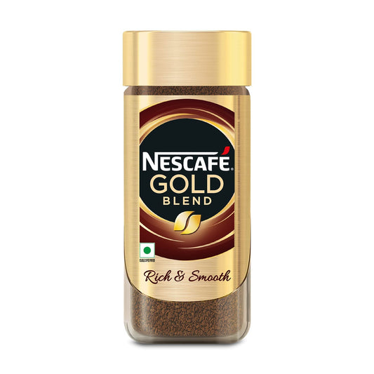Nescafe Gold Rich and Smooth Instant Coffee Powder, 190g Jar