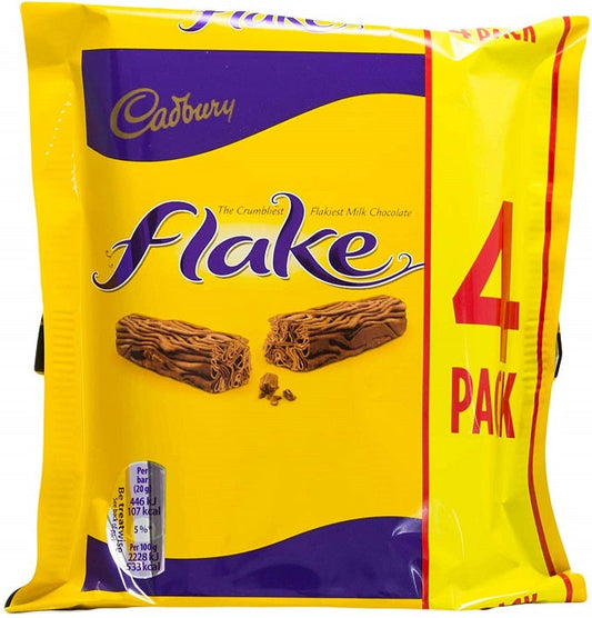 Cadbury Flake Pack of 4 Bars